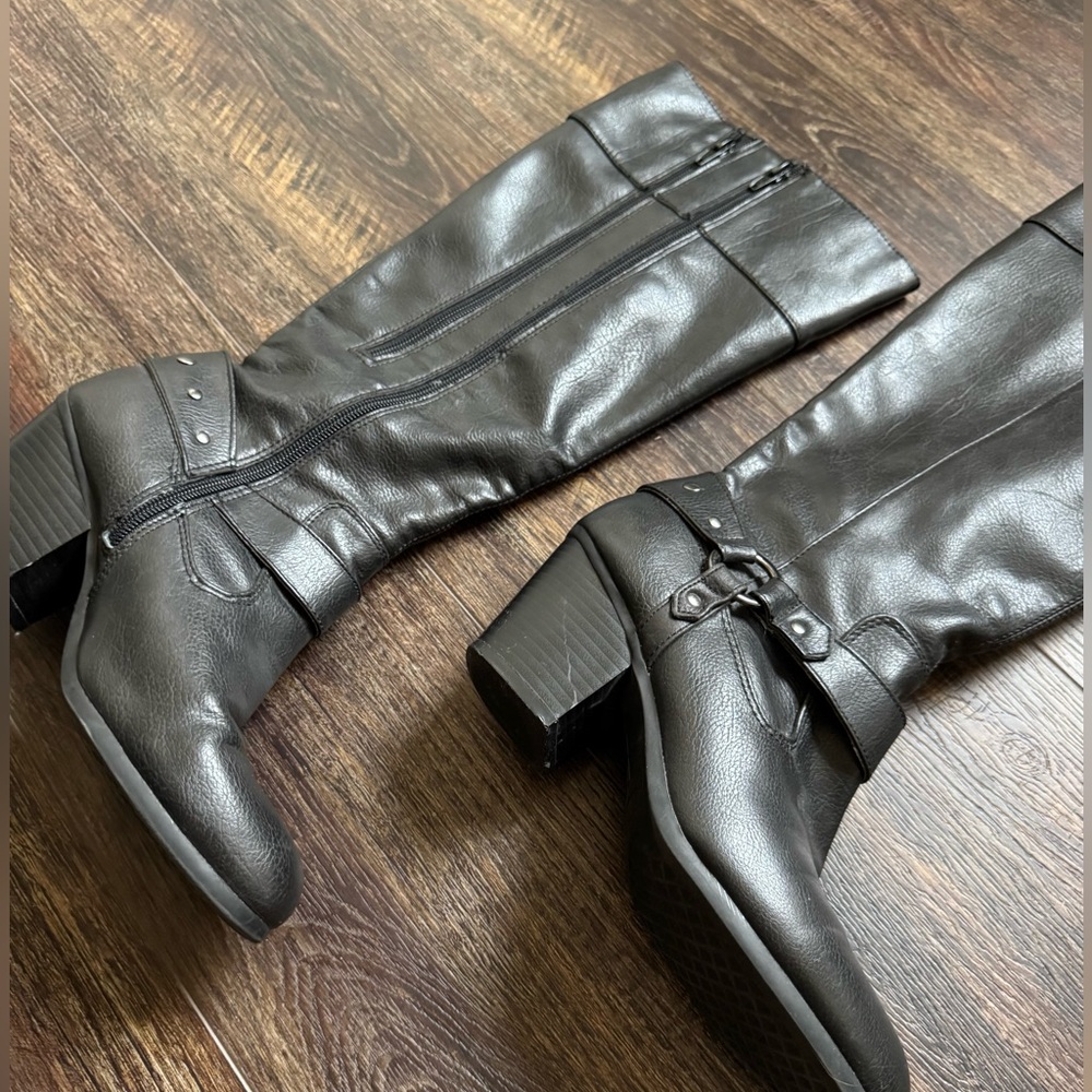 A2 By Aerosoles Creativity Heeled Riding Boots - Picture 8 of 8